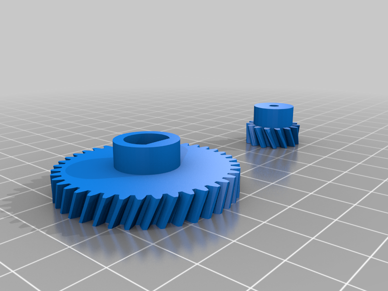 Helicoidal & Herringbone - Pinion and Spur gear