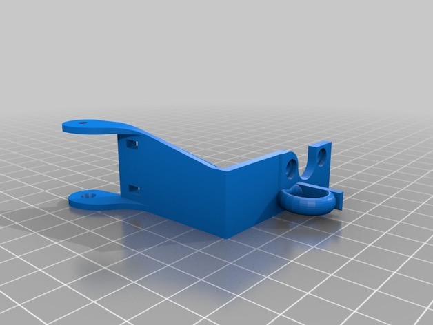 Ender 3 Cable Chain E Bracket Mount with Slotted Filament Guide
