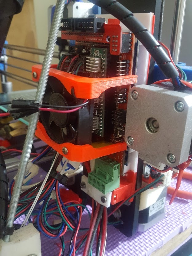 Soporte Arduino Mega Ramps Mount Quick Release Sujeta Cables