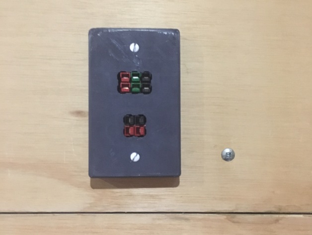 Anderson/Powerpole wall plate