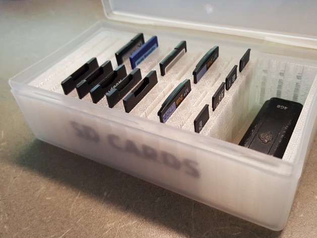 SD Card organizer