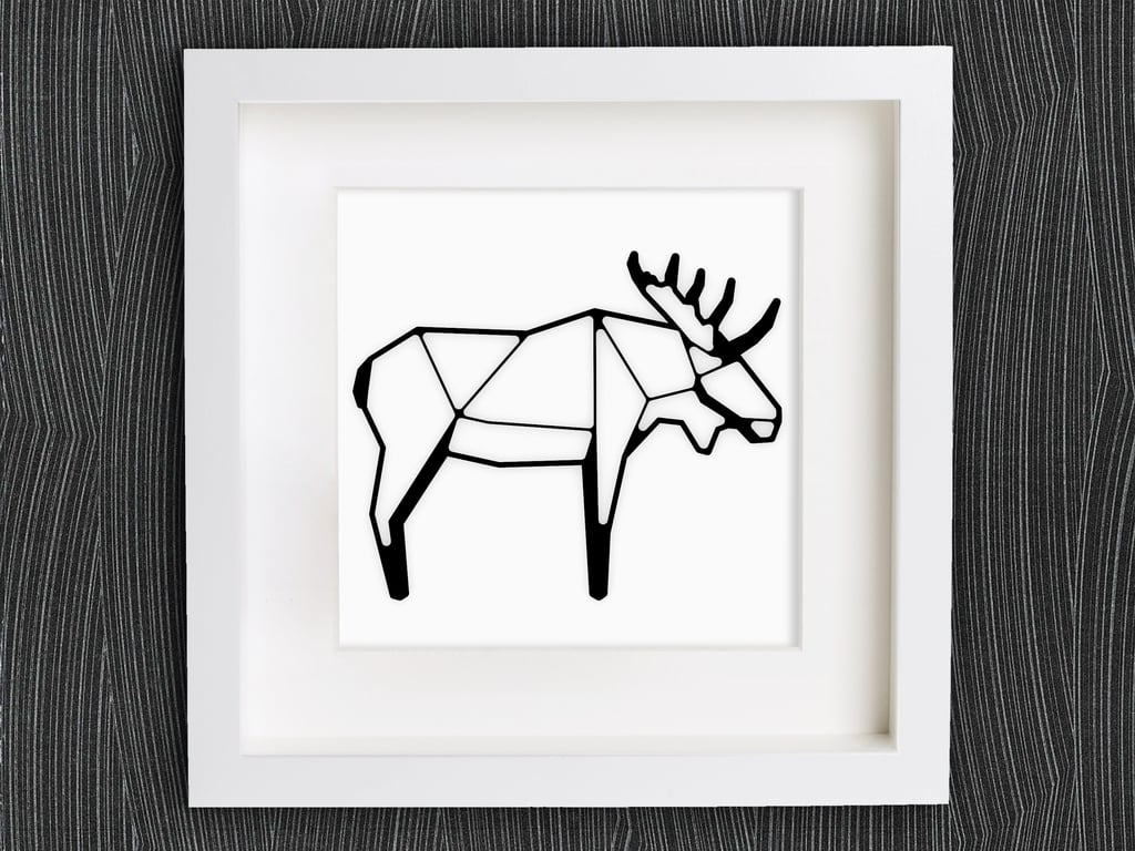 Customizable Origami Moose