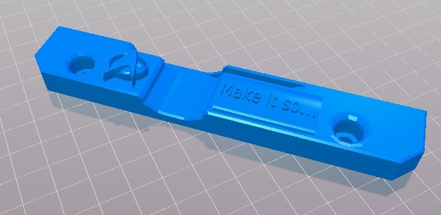 Star Trek - Front Plate Tool Holder for MP Mini V2 (Remix)