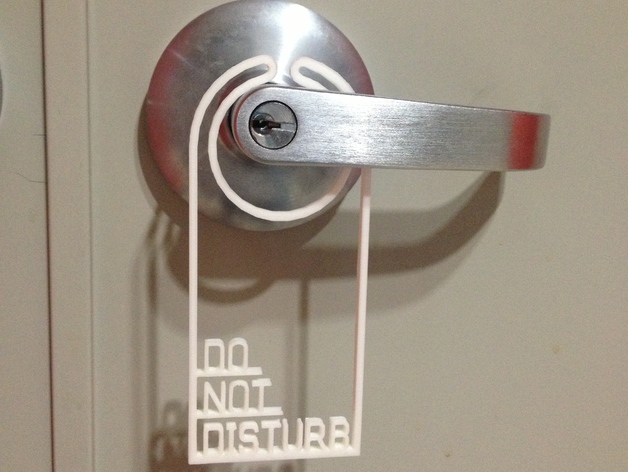 Door hanger 2 - Do Not Disturb 2