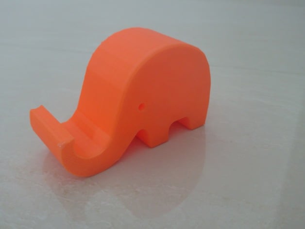 Elephant Phone Holder No Supports Required