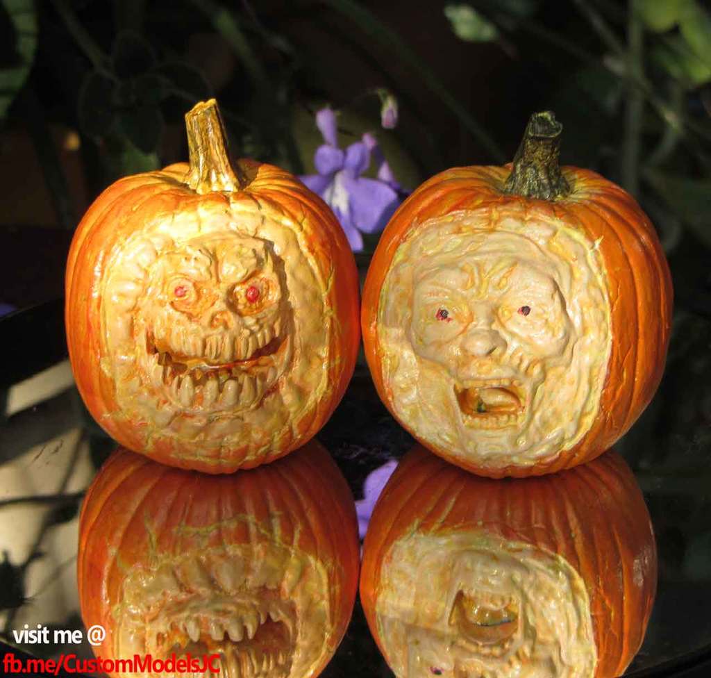 Creepy Pumpkin Heads - Set B