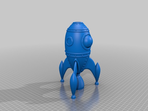 gCreate Official Rocket Ship without support