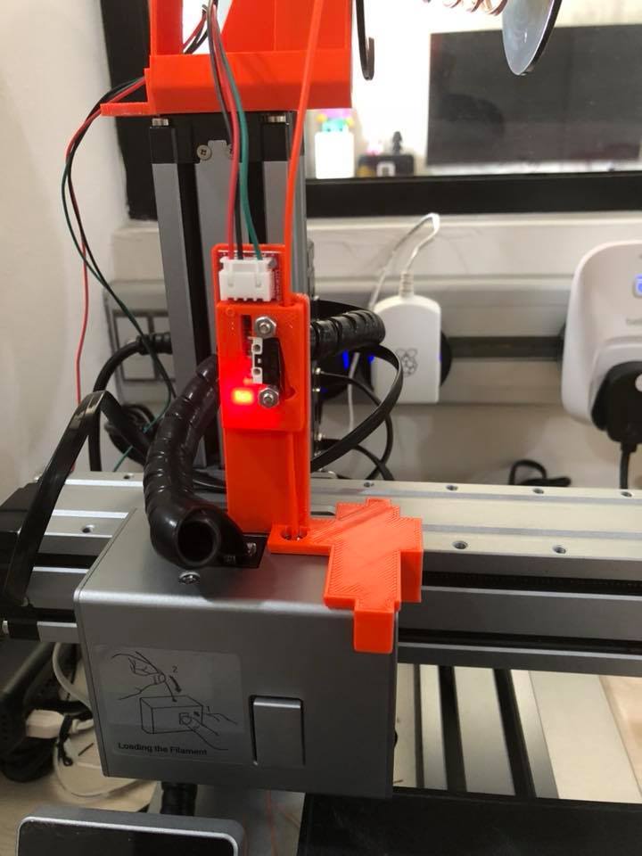 Snapmaker Filament Sensor (makerbot endstop)