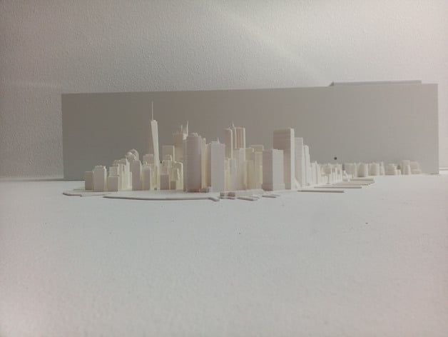Large Scale New York Manhattan 3d Model By Maximsachs Thingiverse