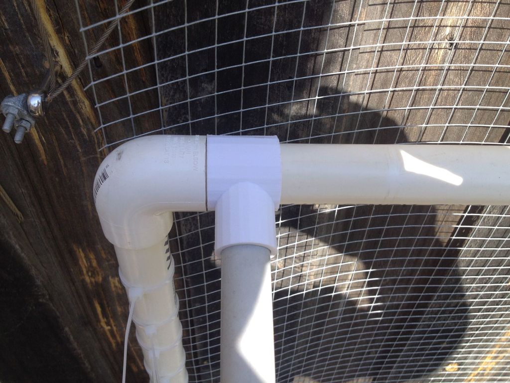 20mm PVC plumbing to 20MM Conduit connector