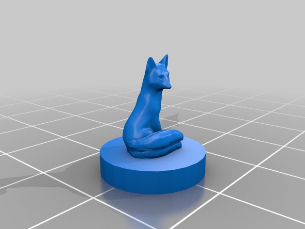 2 tailed fox miniture / Blink Fox miniture