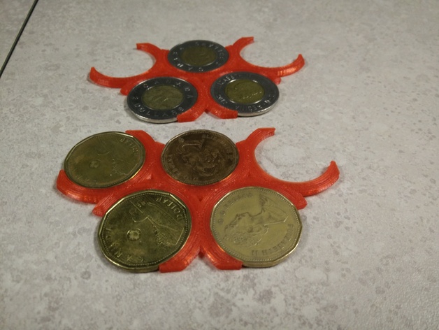 Canadian $1 and $2 coin holders