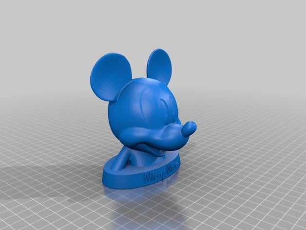 Mickey Bust With Base