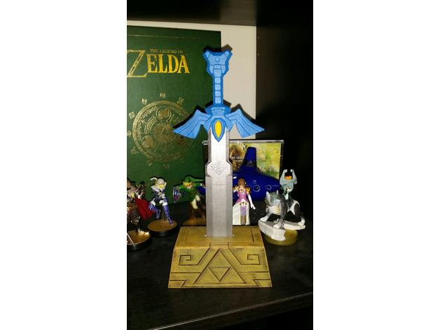 Master Sword and pedestal - The Legend of Zelda: The Wind Waker