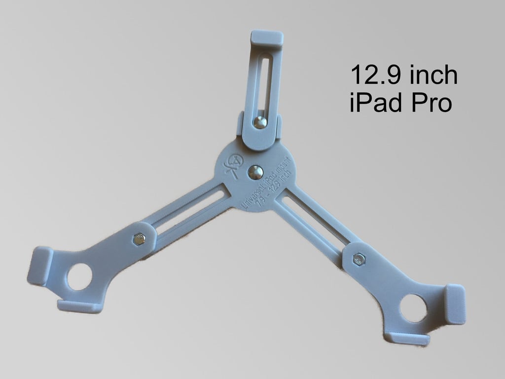 Universal iPad mount (iPad mini - iPad Pro 12.9)