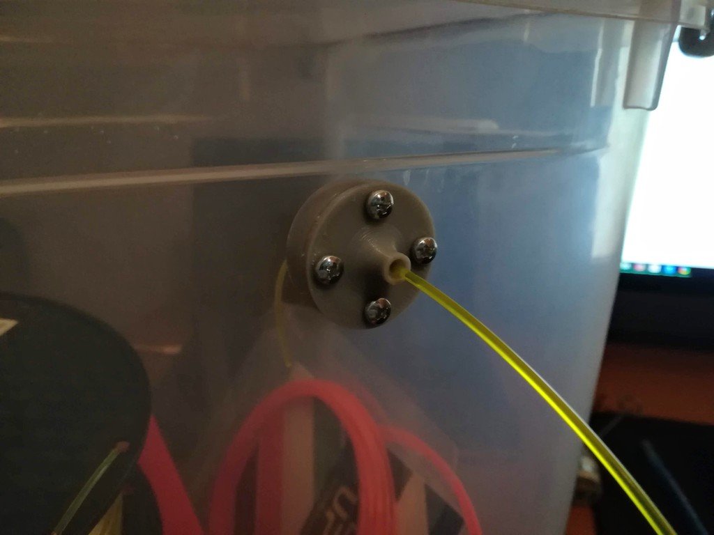 Filament Drybox Feeder with built-in filter
