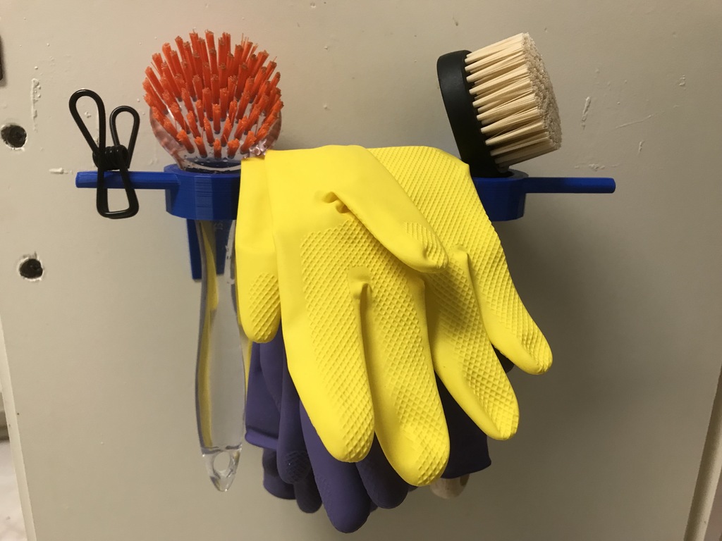 Kitchen Brush and Glove Holder Door Mount Screw