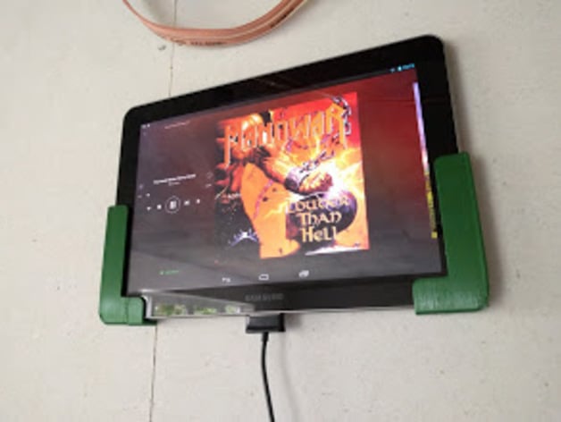Universal tablet wall mount