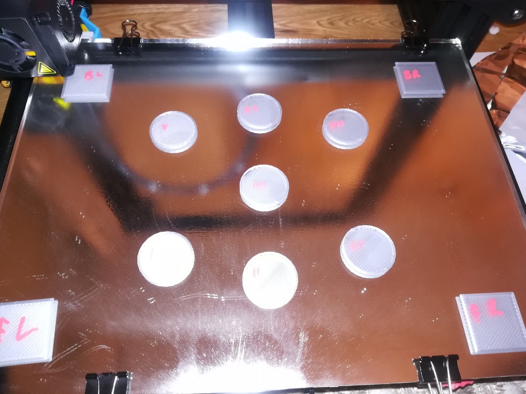CR-10 Mini Bed level test multiple points
