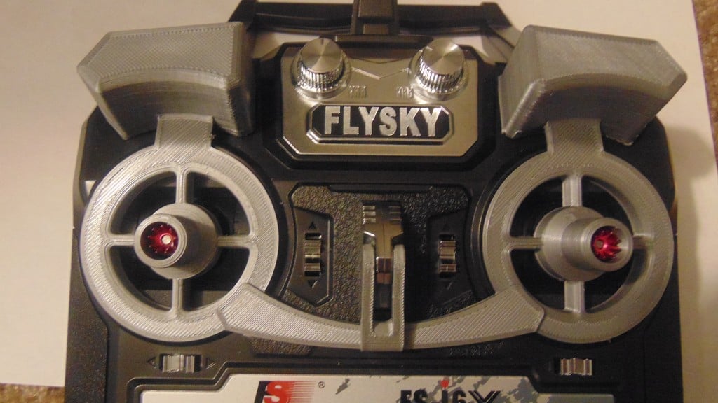 Clip-on Flysky I6/I6X gimbal and Switch Protector 