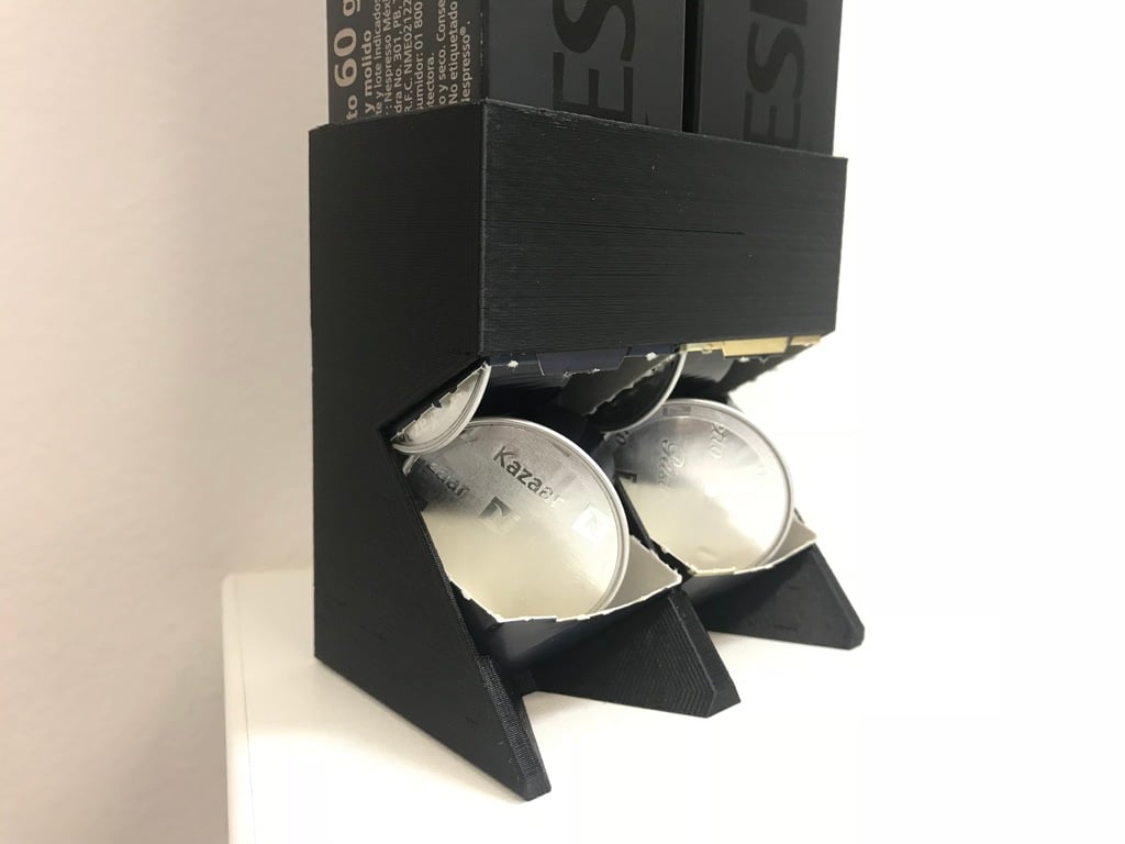 Dust-free Nespresso Capsule Holder (two boxes version)