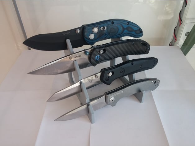 4 Knife display stand