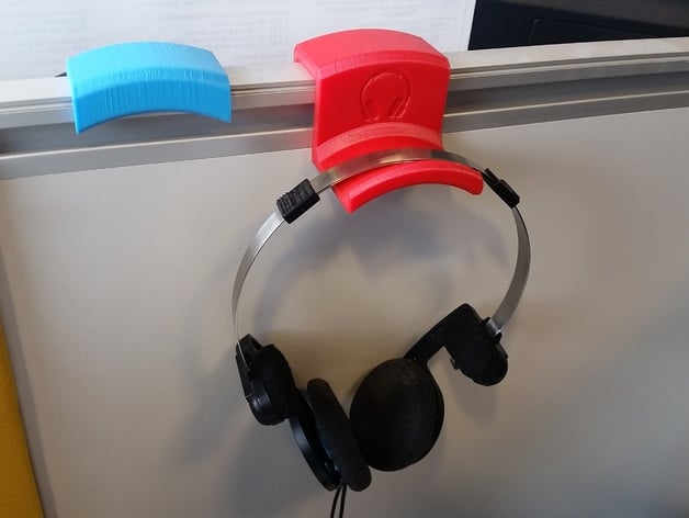 Office headphones hanger