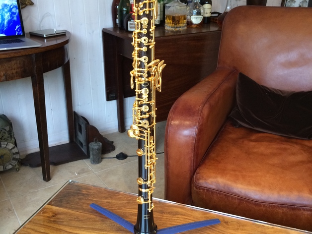 Double oboe stand