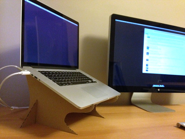 Cardboard Laptop Stand