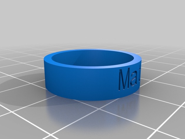 Ring: Mat (size 6)