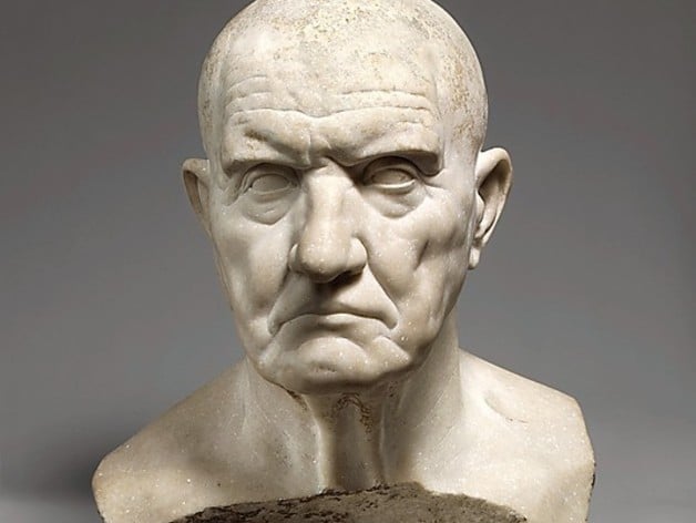 Roman bust of a man