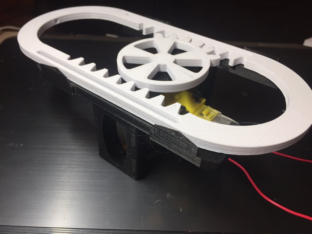 Double Rack and Sector Pinion by JGlass - Thingiverse