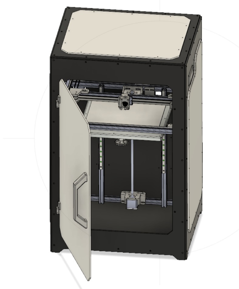 Mooseorama's CoreXY Printer with Profile Rails