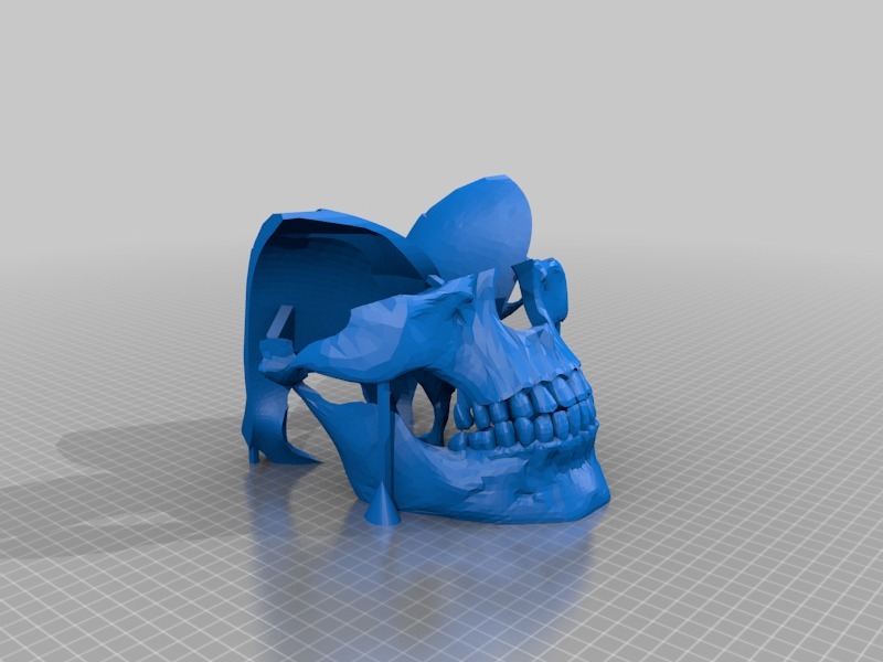 Skull Mask Fixed (5 min Tinkercad Edit)