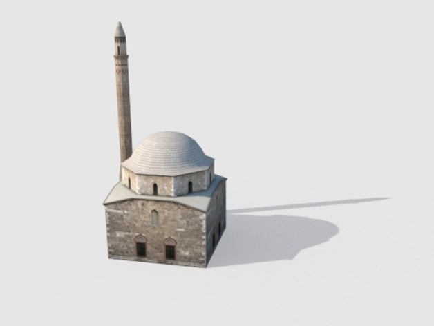 The Djami of Yakovali Hassan Pasha and the Minaret - Pecs, Hungary