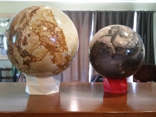 Stone Egg or Sphere Display Stand
