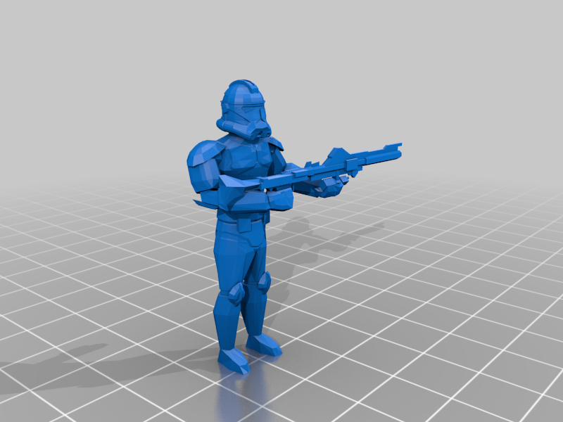 Star Wars 28mm Phase II clone trooper armor