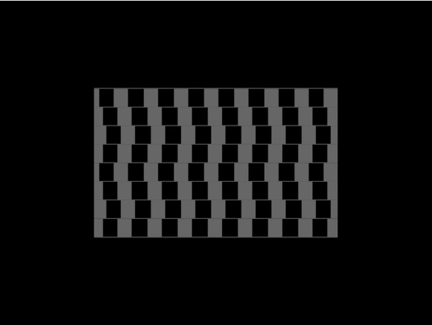 Horrizontal Line Box optical illusion