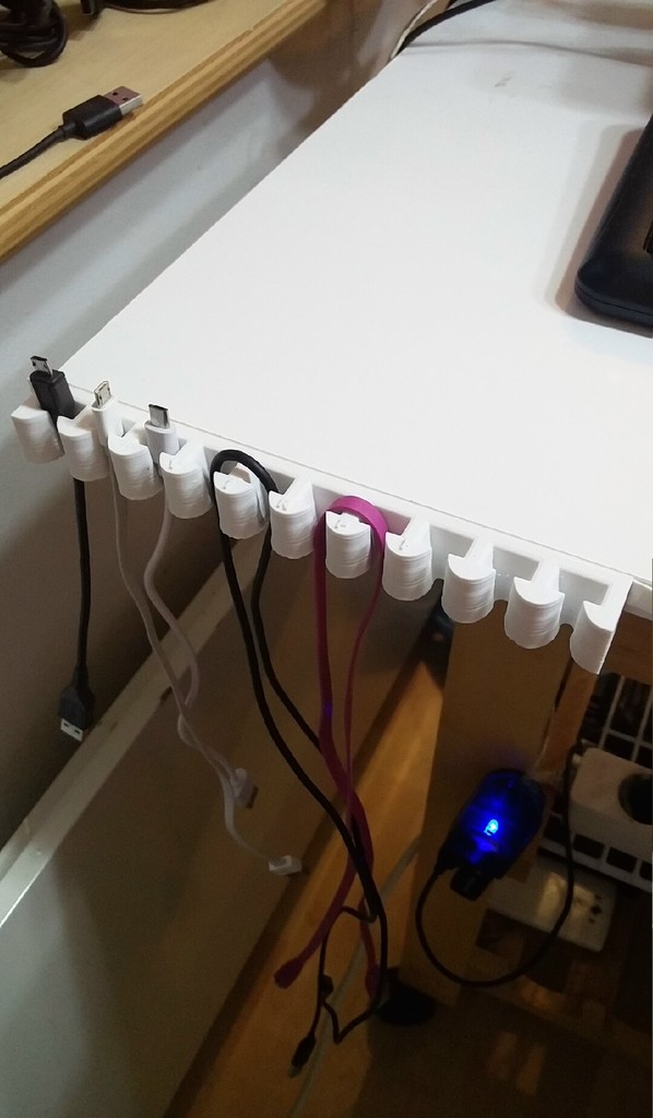 USB Cable holder