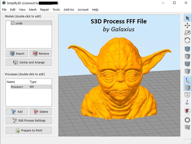 My S3D Process FFF File