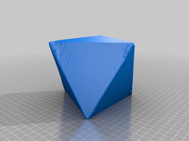 Isometric Crystal Model (Octohedron)