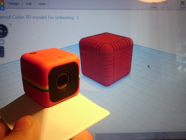 Polaroid Cube 3D model for tinkering. :)