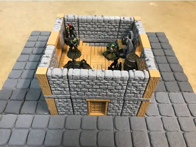 Image of OpenLOCK Dungeon Stone Walls - Low and High