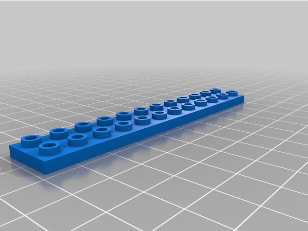 2*12 LEGO-Compatible Brick