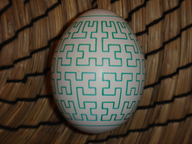 Hilbert Curve Egg