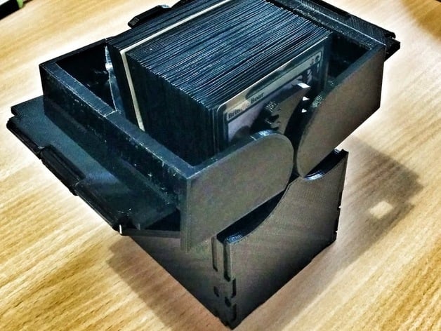 CCG Deck Box with Geared Pivoting Lid