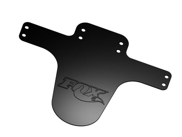 fox mudguard black