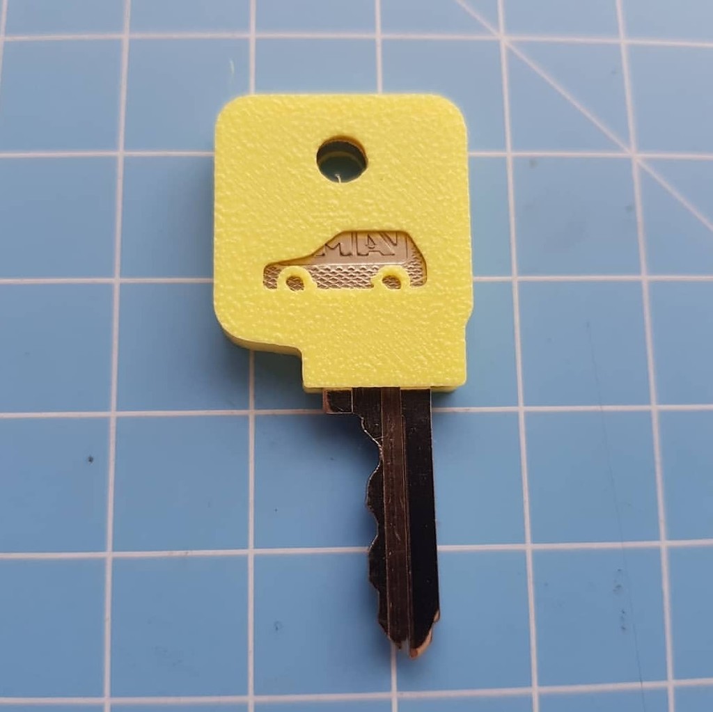Garage Key Identifier Cap