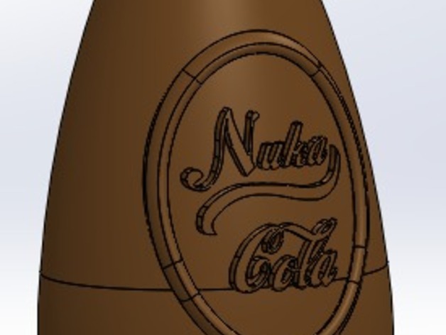 Fallout 4 Nuka Cola Twisted Cap Bottle