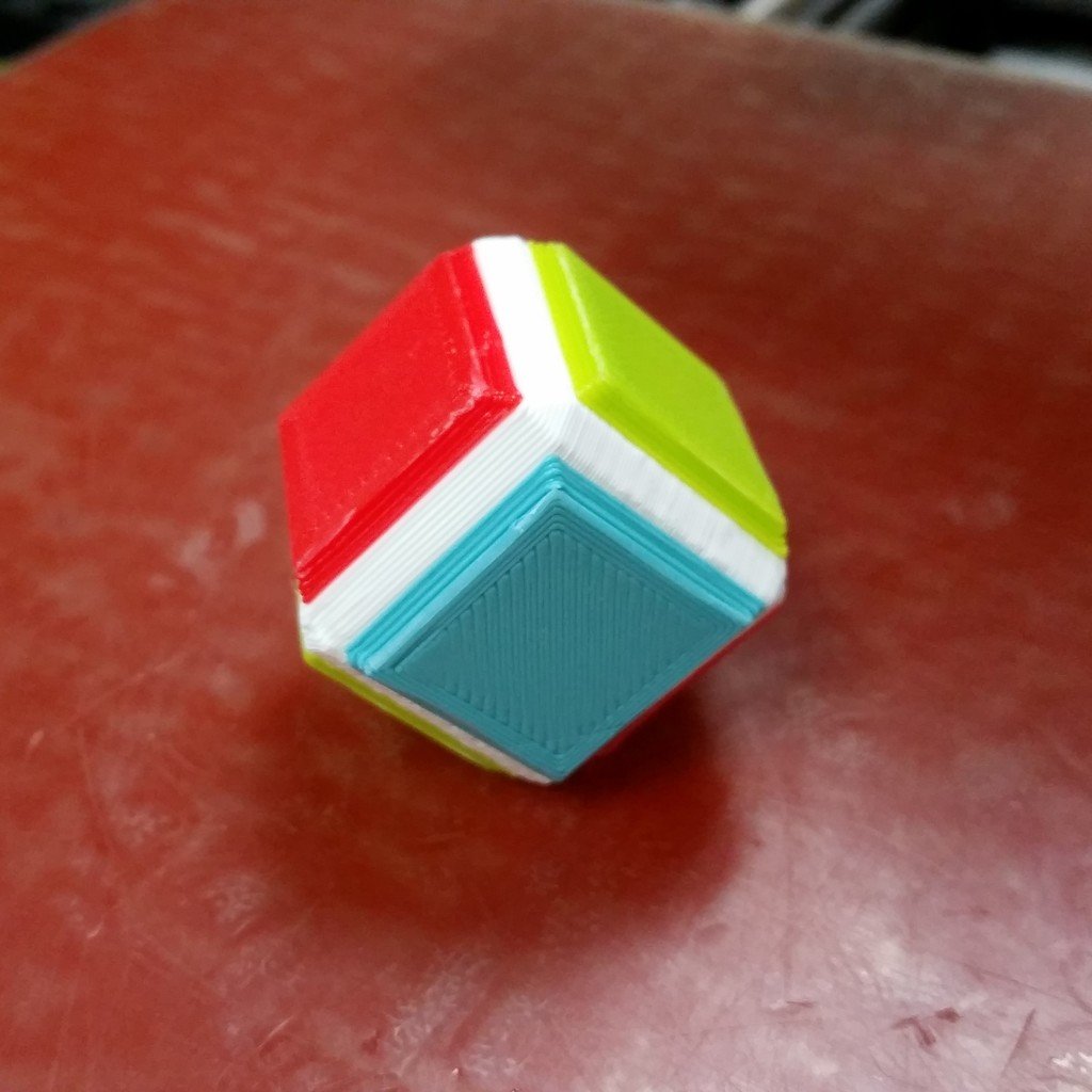 Rounded Cube with snap in Faces